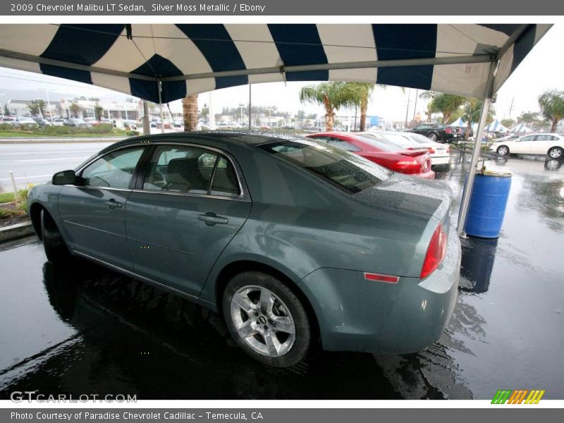 Silver Moss Metallic / Ebony 2009 Chevrolet Malibu LT Sedan