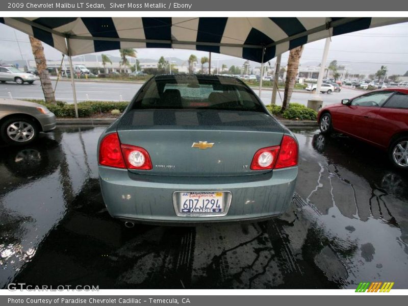 Silver Moss Metallic / Ebony 2009 Chevrolet Malibu LT Sedan
