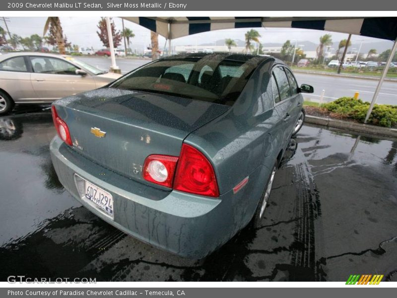 Silver Moss Metallic / Ebony 2009 Chevrolet Malibu LT Sedan