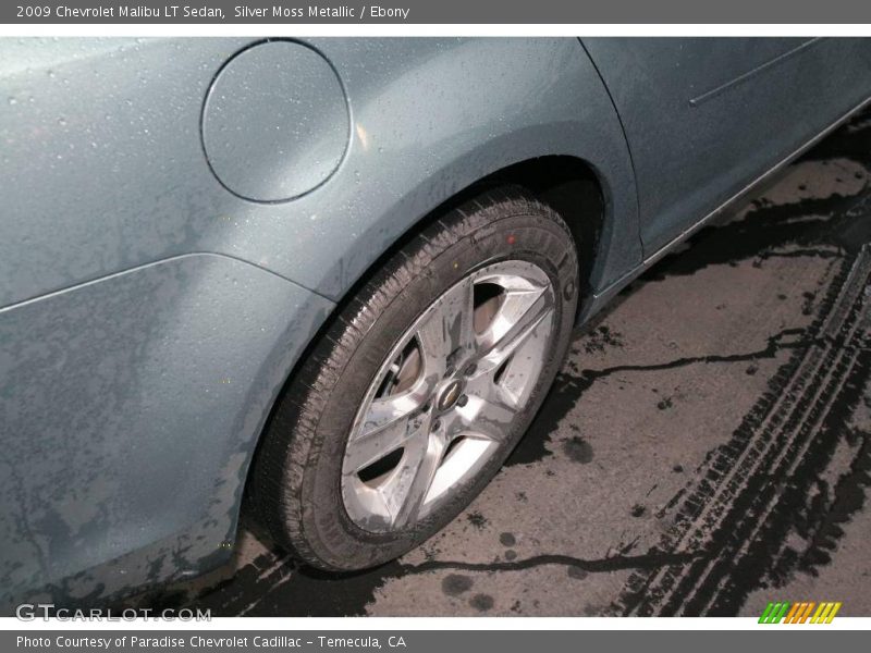 Silver Moss Metallic / Ebony 2009 Chevrolet Malibu LT Sedan
