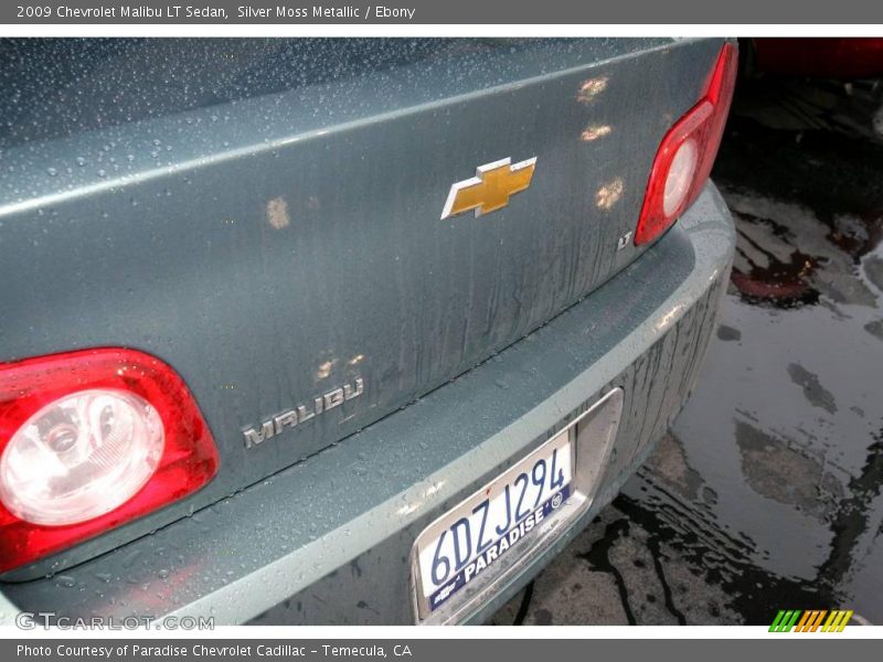 Silver Moss Metallic / Ebony 2009 Chevrolet Malibu LT Sedan