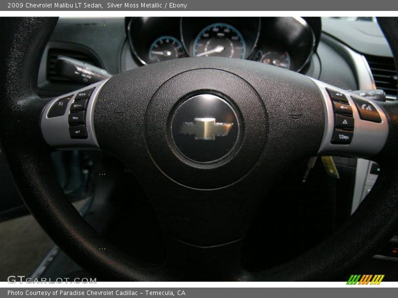 Silver Moss Metallic / Ebony 2009 Chevrolet Malibu LT Sedan