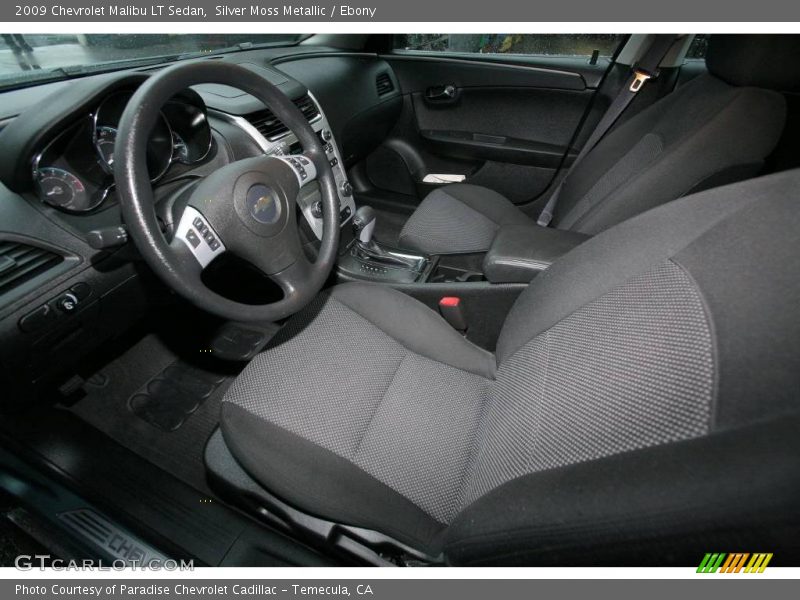 Silver Moss Metallic / Ebony 2009 Chevrolet Malibu LT Sedan