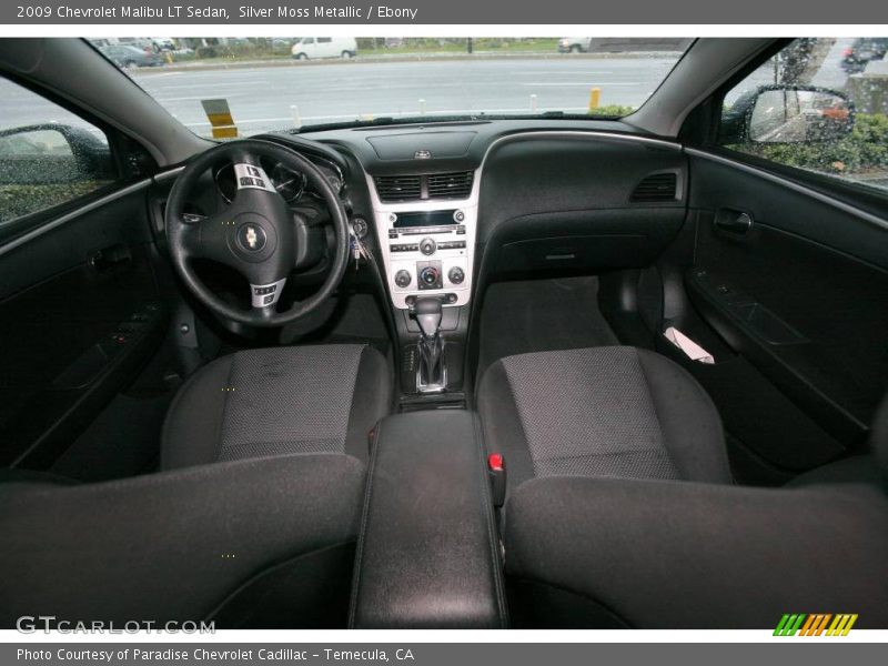 Silver Moss Metallic / Ebony 2009 Chevrolet Malibu LT Sedan