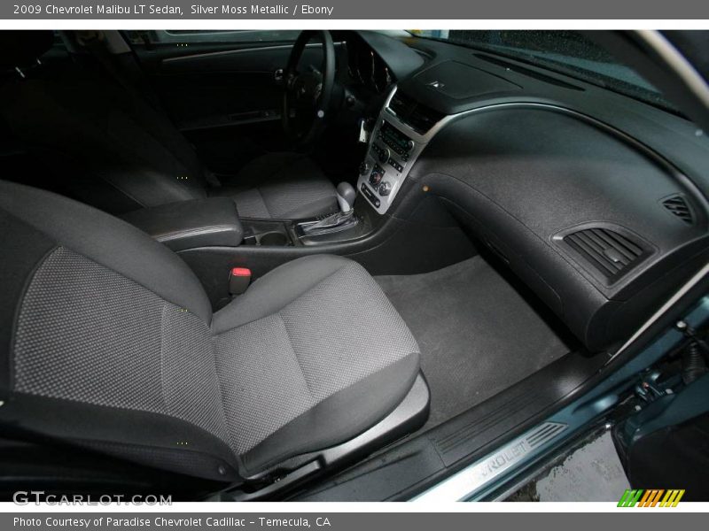 Silver Moss Metallic / Ebony 2009 Chevrolet Malibu LT Sedan