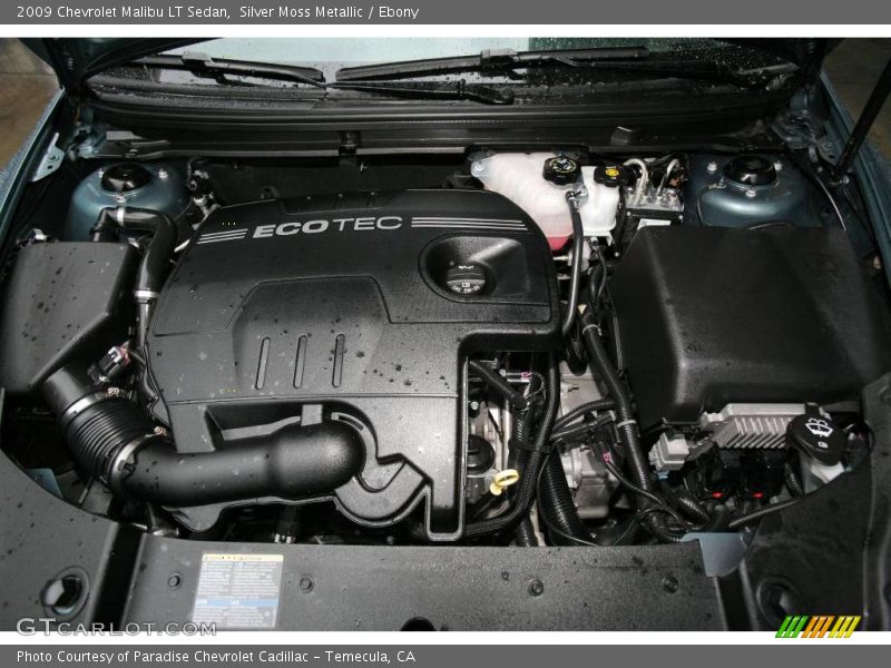 Silver Moss Metallic / Ebony 2009 Chevrolet Malibu LT Sedan