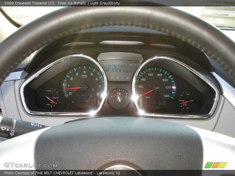 Silver Ice Metallic / Light Gray/Ebony 2009 Chevrolet Traverse LTZ