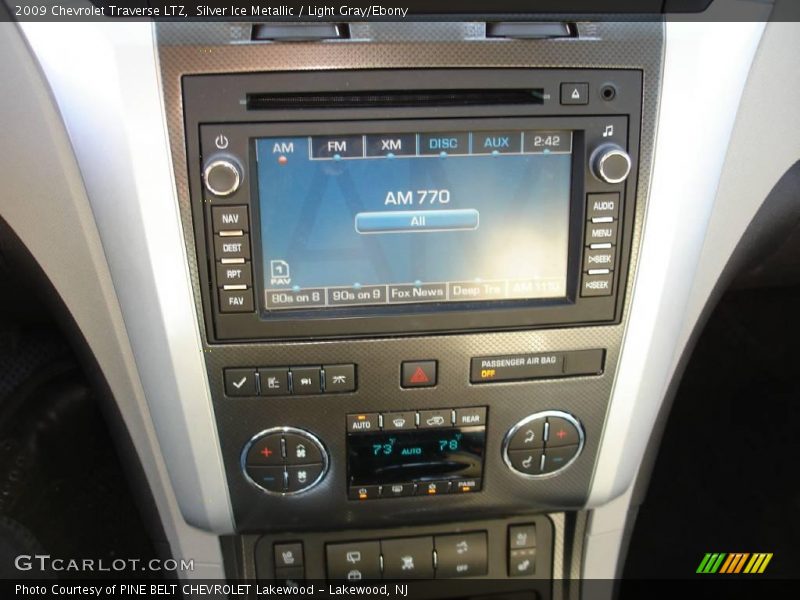 Silver Ice Metallic / Light Gray/Ebony 2009 Chevrolet Traverse LTZ
