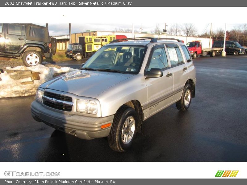 Silver Metallic / Medium Gray 2002 Chevrolet Tracker 4WD Hard Top