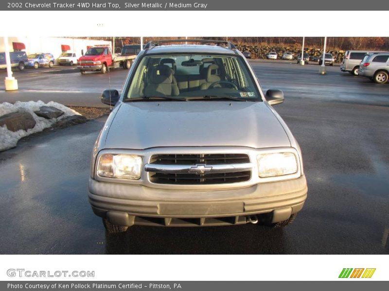 Silver Metallic / Medium Gray 2002 Chevrolet Tracker 4WD Hard Top