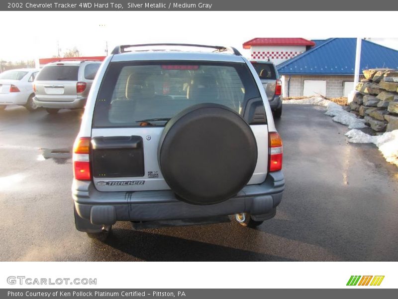 Silver Metallic / Medium Gray 2002 Chevrolet Tracker 4WD Hard Top