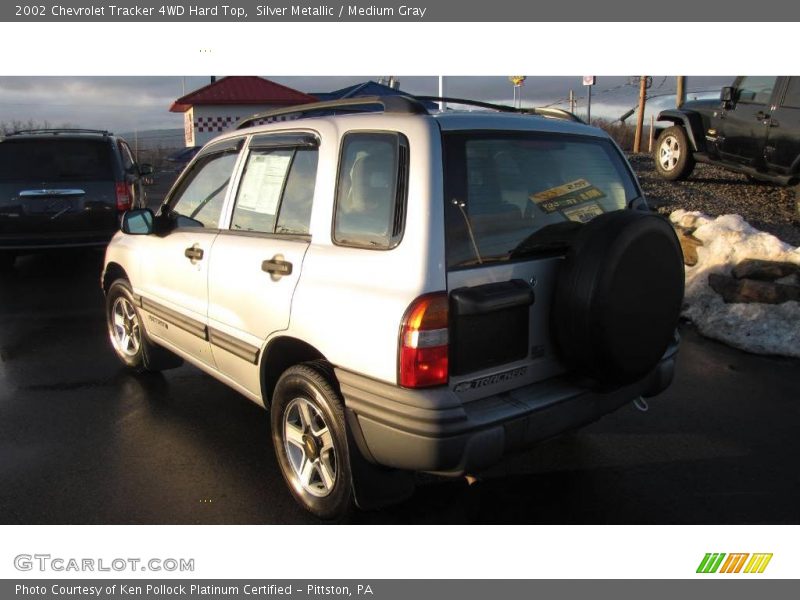 Silver Metallic / Medium Gray 2002 Chevrolet Tracker 4WD Hard Top