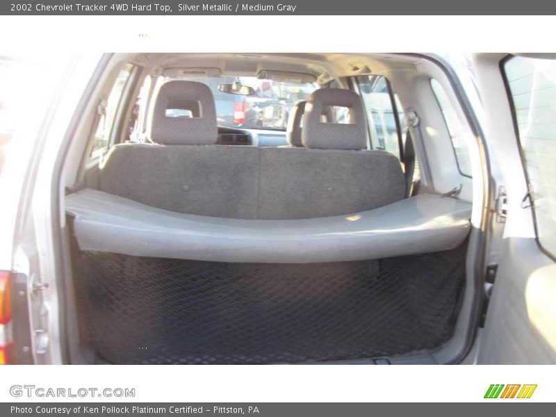 Silver Metallic / Medium Gray 2002 Chevrolet Tracker 4WD Hard Top