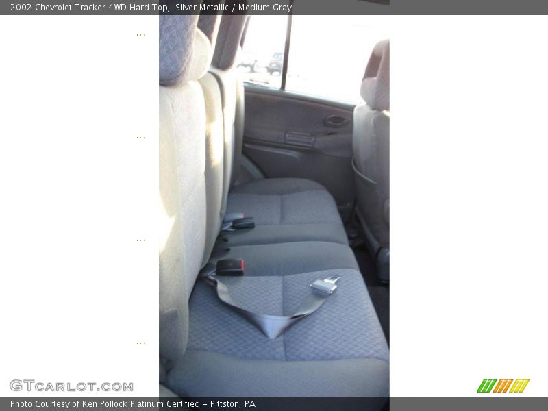 Silver Metallic / Medium Gray 2002 Chevrolet Tracker 4WD Hard Top