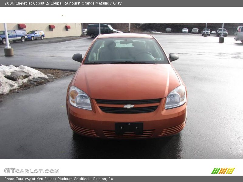 Sunburst Orange Metallic / Gray 2006 Chevrolet Cobalt LS Coupe