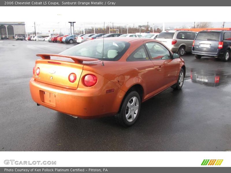 Sunburst Orange Metallic / Gray 2006 Chevrolet Cobalt LS Coupe