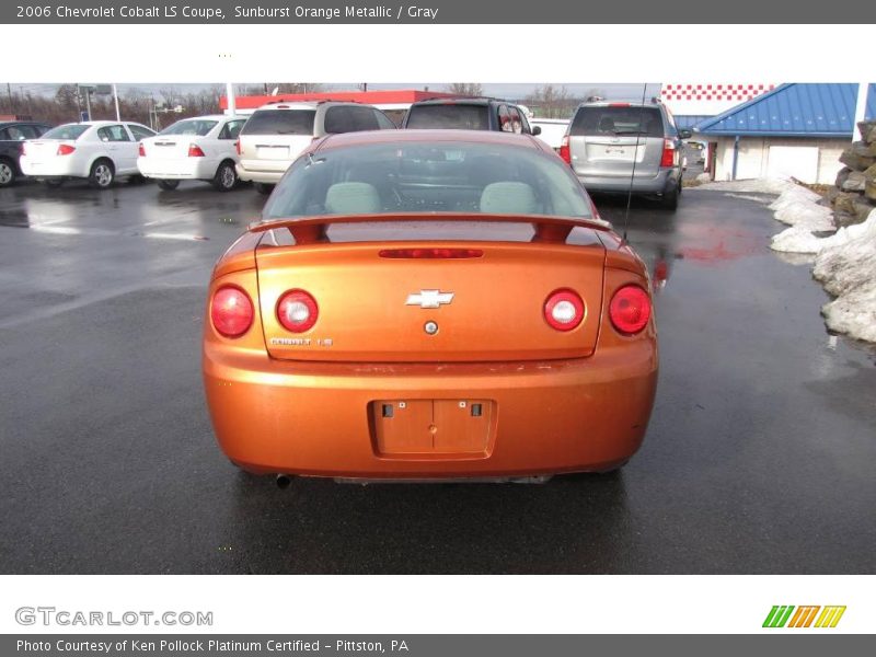 Sunburst Orange Metallic / Gray 2006 Chevrolet Cobalt LS Coupe