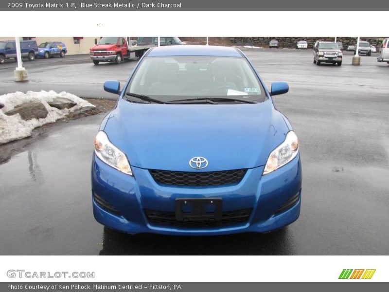 Blue Streak Metallic / Dark Charcoal 2009 Toyota Matrix 1.8