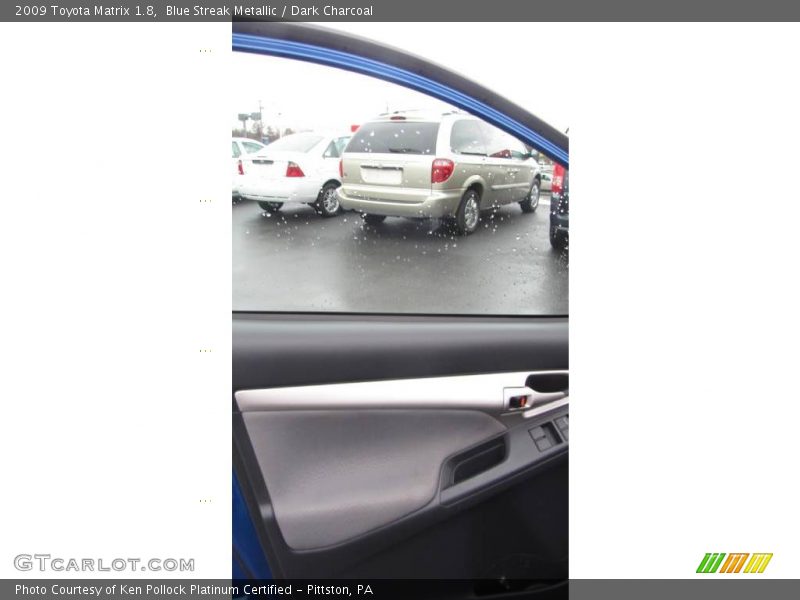 Blue Streak Metallic / Dark Charcoal 2009 Toyota Matrix 1.8