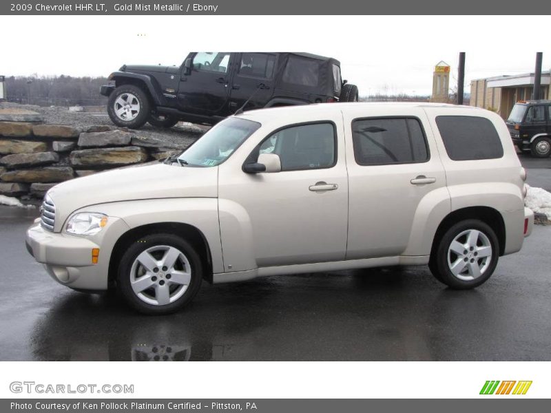Gold Mist Metallic / Ebony 2009 Chevrolet HHR LT