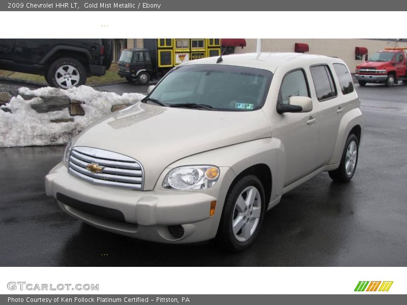 Gold Mist Metallic / Ebony 2009 Chevrolet HHR LT