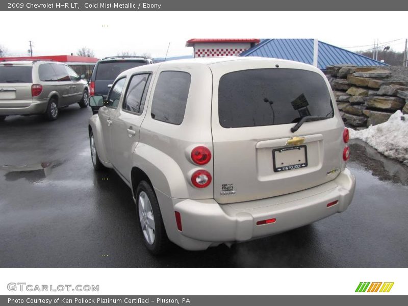 Gold Mist Metallic / Ebony 2009 Chevrolet HHR LT