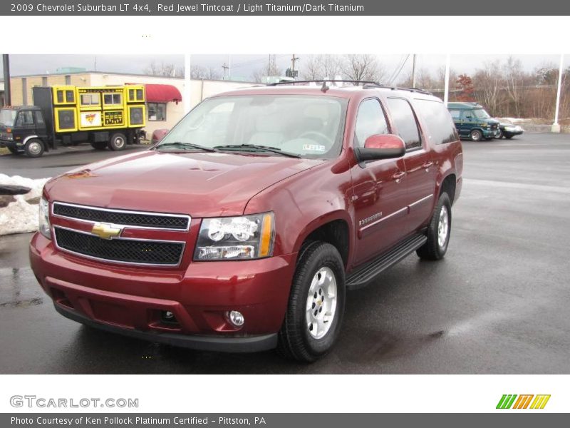 Red Jewel Tintcoat / Light Titanium/Dark Titanium 2009 Chevrolet Suburban LT 4x4