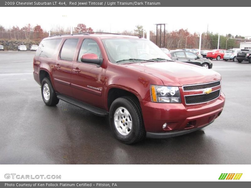 Red Jewel Tintcoat / Light Titanium/Dark Titanium 2009 Chevrolet Suburban LT 4x4