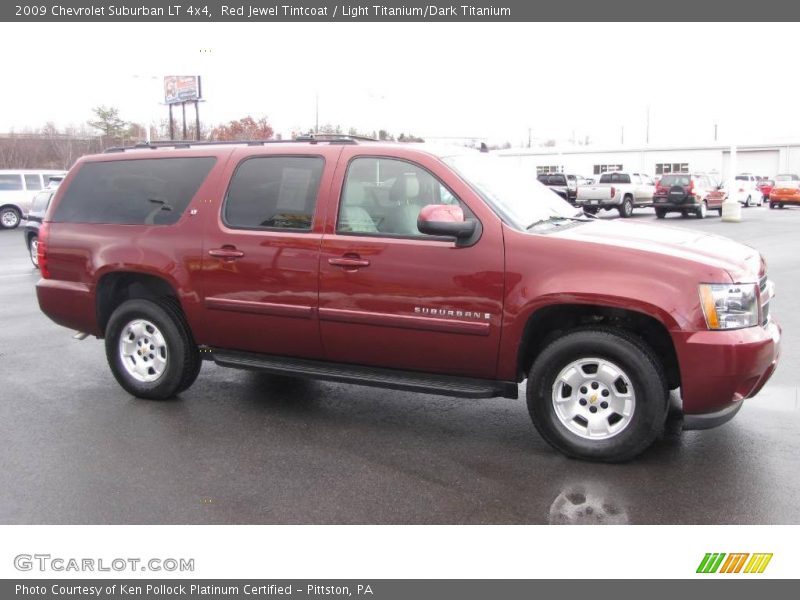 Red Jewel Tintcoat / Light Titanium/Dark Titanium 2009 Chevrolet Suburban LT 4x4