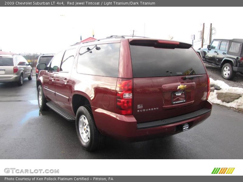 Red Jewel Tintcoat / Light Titanium/Dark Titanium 2009 Chevrolet Suburban LT 4x4