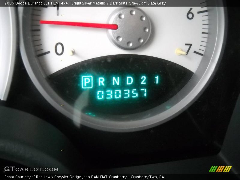 Bright Silver Metallic / Dark Slate Gray/Light Slate Gray 2006 Dodge Durango SLT HEMI 4x4