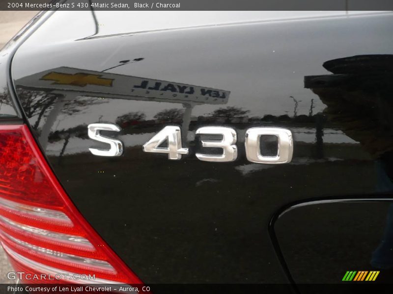 Black / Charcoal 2004 Mercedes-Benz S 430 4Matic Sedan