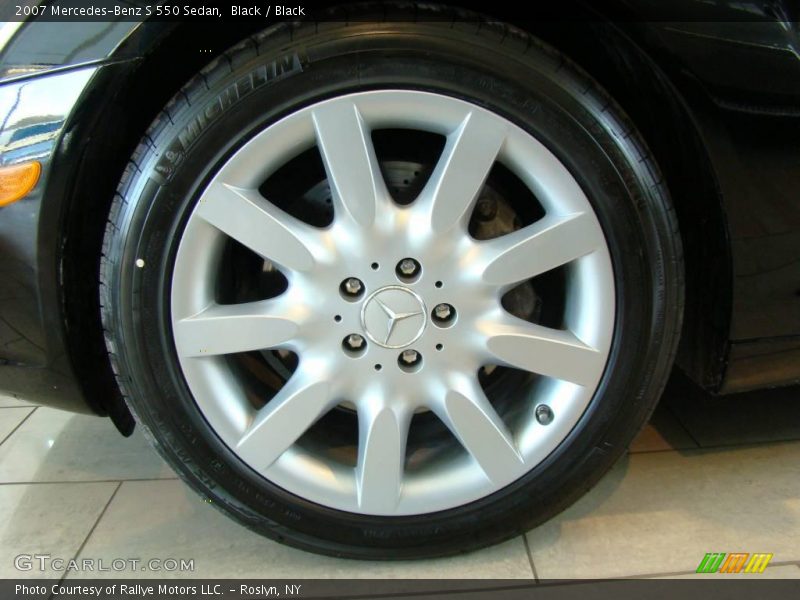 Black / Black 2007 Mercedes-Benz S 550 Sedan