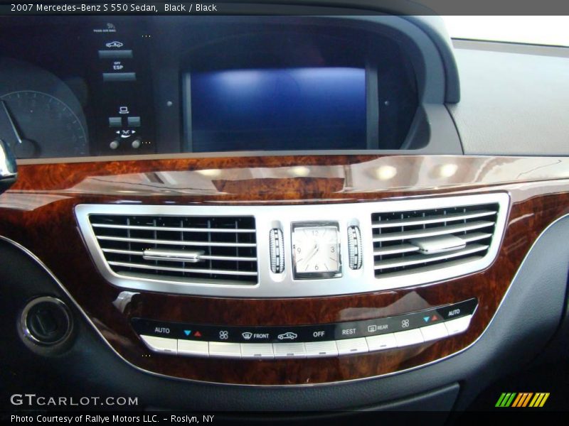 Black / Black 2007 Mercedes-Benz S 550 Sedan