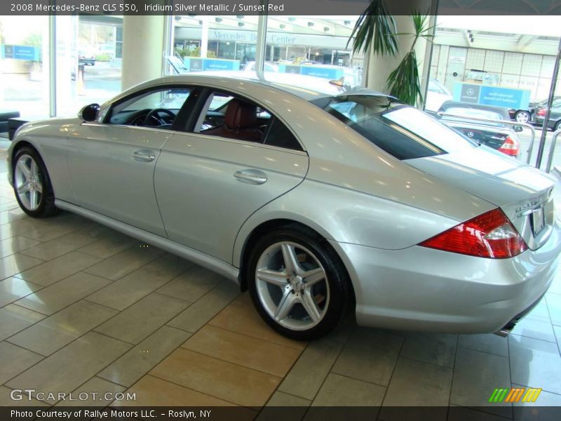 Iridium Silver Metallic / Sunset Red 2008 Mercedes-Benz CLS 550