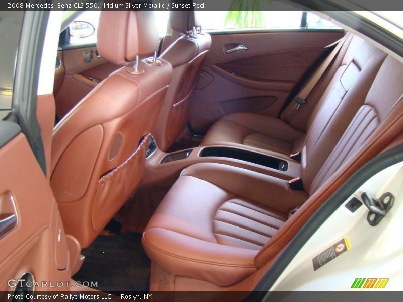 Iridium Silver Metallic / Sunset Red 2008 Mercedes-Benz CLS 550