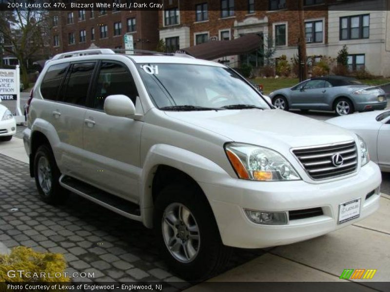 Blizzard White Pearl / Dark Gray 2004 Lexus GX 470