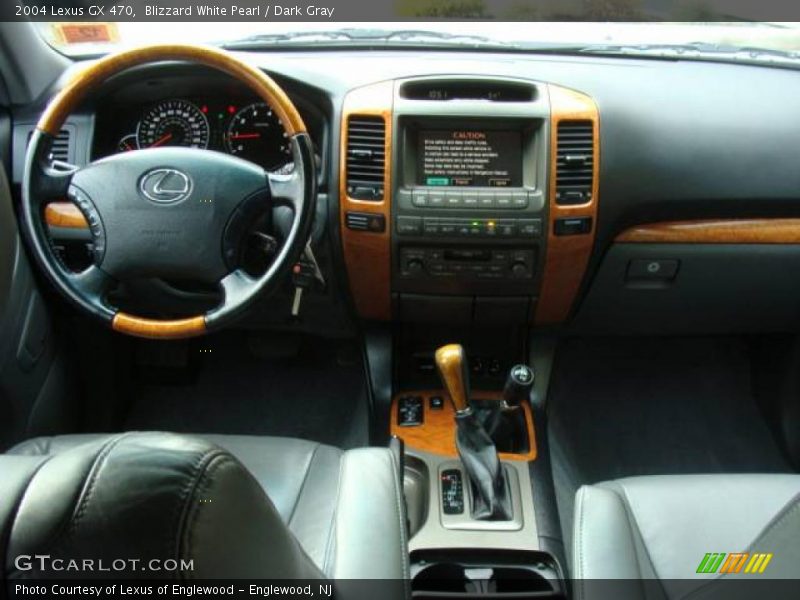 Blizzard White Pearl / Dark Gray 2004 Lexus GX 470