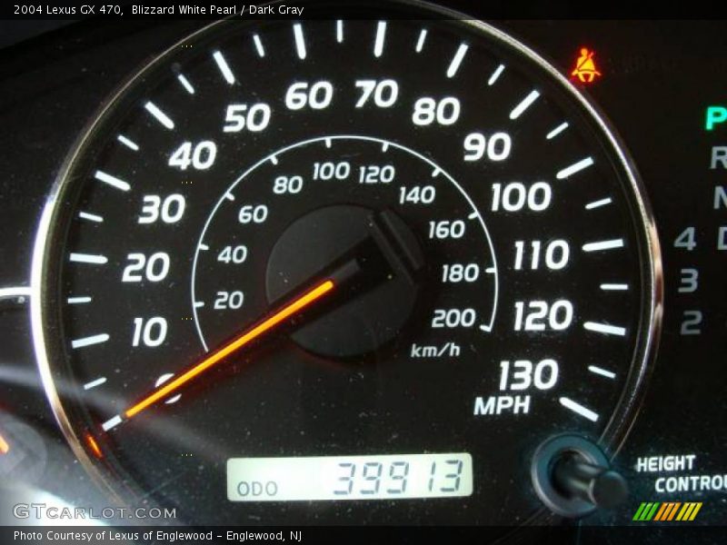 Blizzard White Pearl / Dark Gray 2004 Lexus GX 470