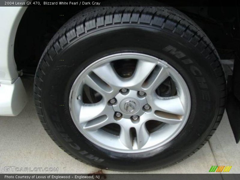 Blizzard White Pearl / Dark Gray 2004 Lexus GX 470