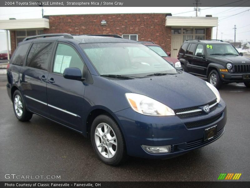 Stratosphere Mica / Stone Gray 2004 Toyota Sienna XLE Limited