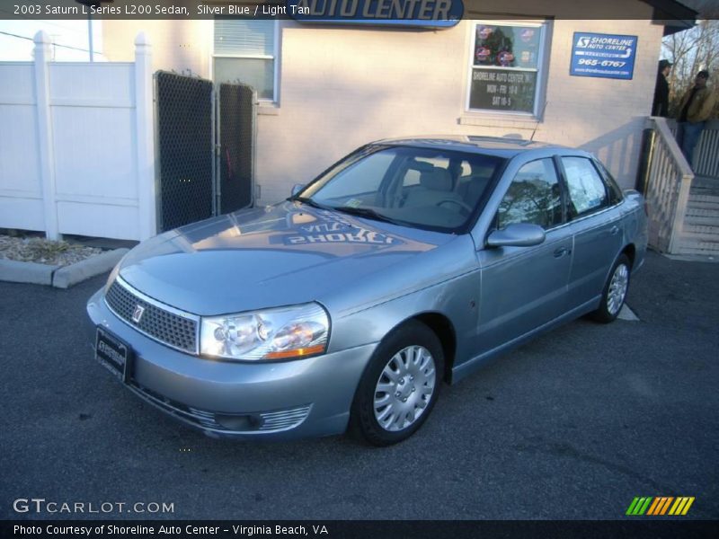 Silver Blue / Light Tan 2003 Saturn L Series L200 Sedan