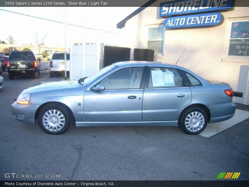 Silver Blue / Light Tan 2003 Saturn L Series L200 Sedan