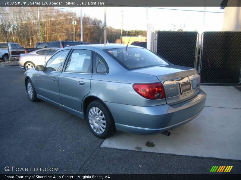 Silver Blue / Light Tan 2003 Saturn L Series L200 Sedan