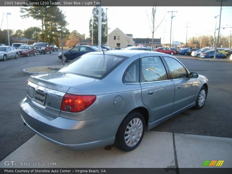 Silver Blue / Light Tan 2003 Saturn L Series L200 Sedan