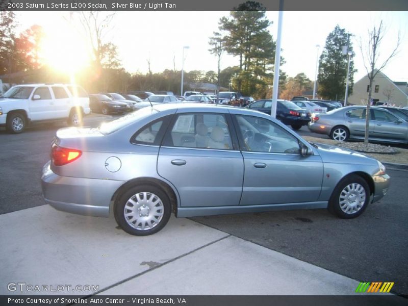Silver Blue / Light Tan 2003 Saturn L Series L200 Sedan