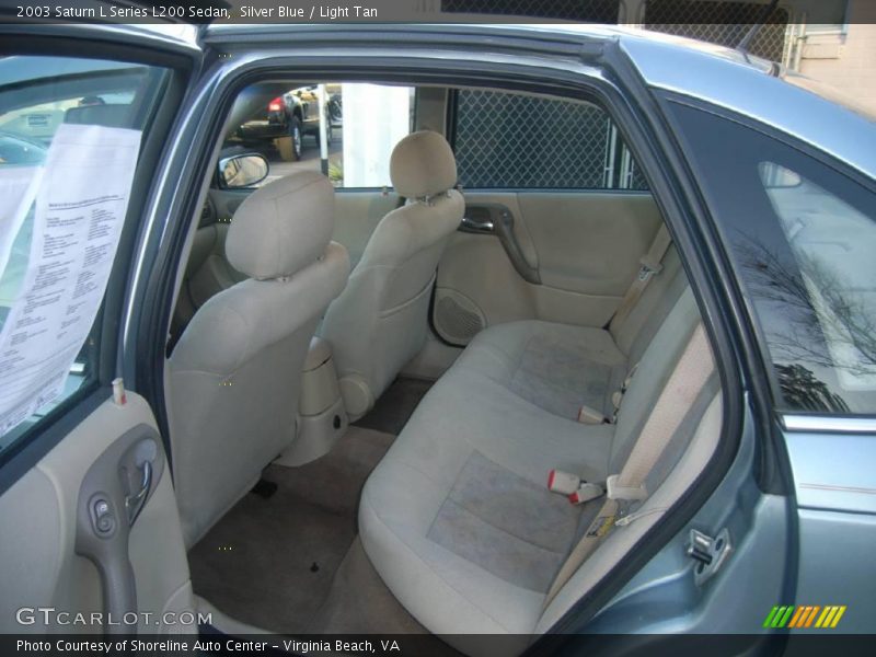 Silver Blue / Light Tan 2003 Saturn L Series L200 Sedan