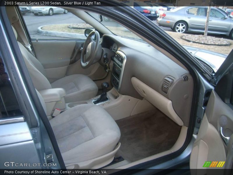 Silver Blue / Light Tan 2003 Saturn L Series L200 Sedan