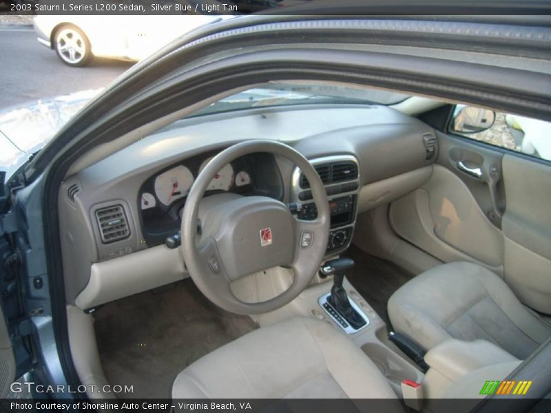 Silver Blue / Light Tan 2003 Saturn L Series L200 Sedan