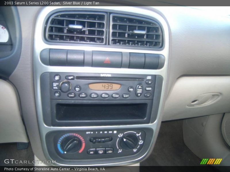 Silver Blue / Light Tan 2003 Saturn L Series L200 Sedan